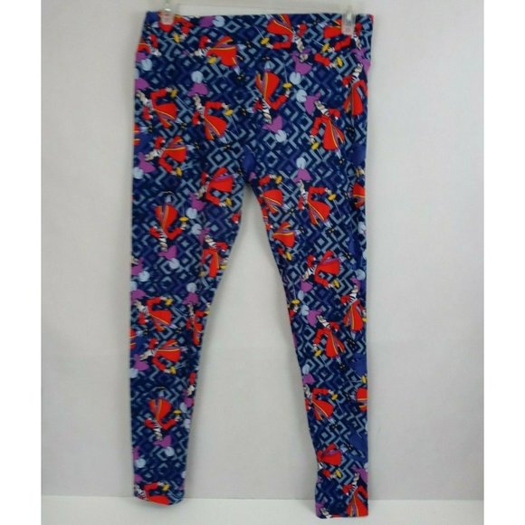New LuLaRoe Disney Tall & Curvy With Colorful Captain Hook Design - Picture 2 of 6